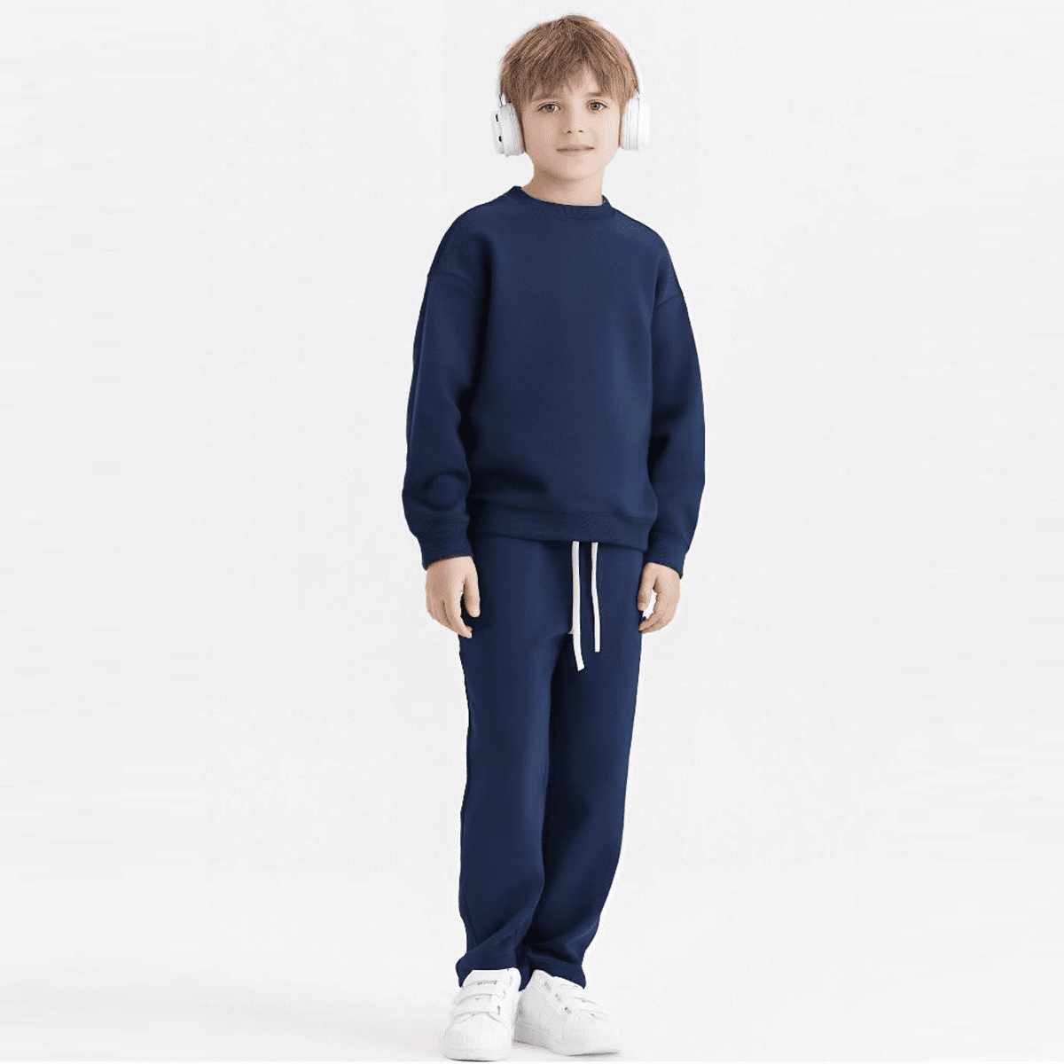 Unisex Children’s Oversized Fleece Sweatshirt in Cozy Fabric