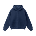 Unisex Fleece Zip-up Oversized Hoodie