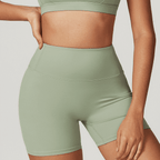 CloudFeel High-Waisted Compression Yoga Shorts