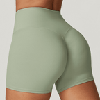 CloudFeel High-Waisted Compression Yoga Shorts
