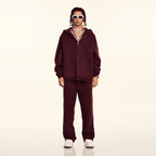 Unisex Fleece Zip-up Oversized Hoodie(380GSM)