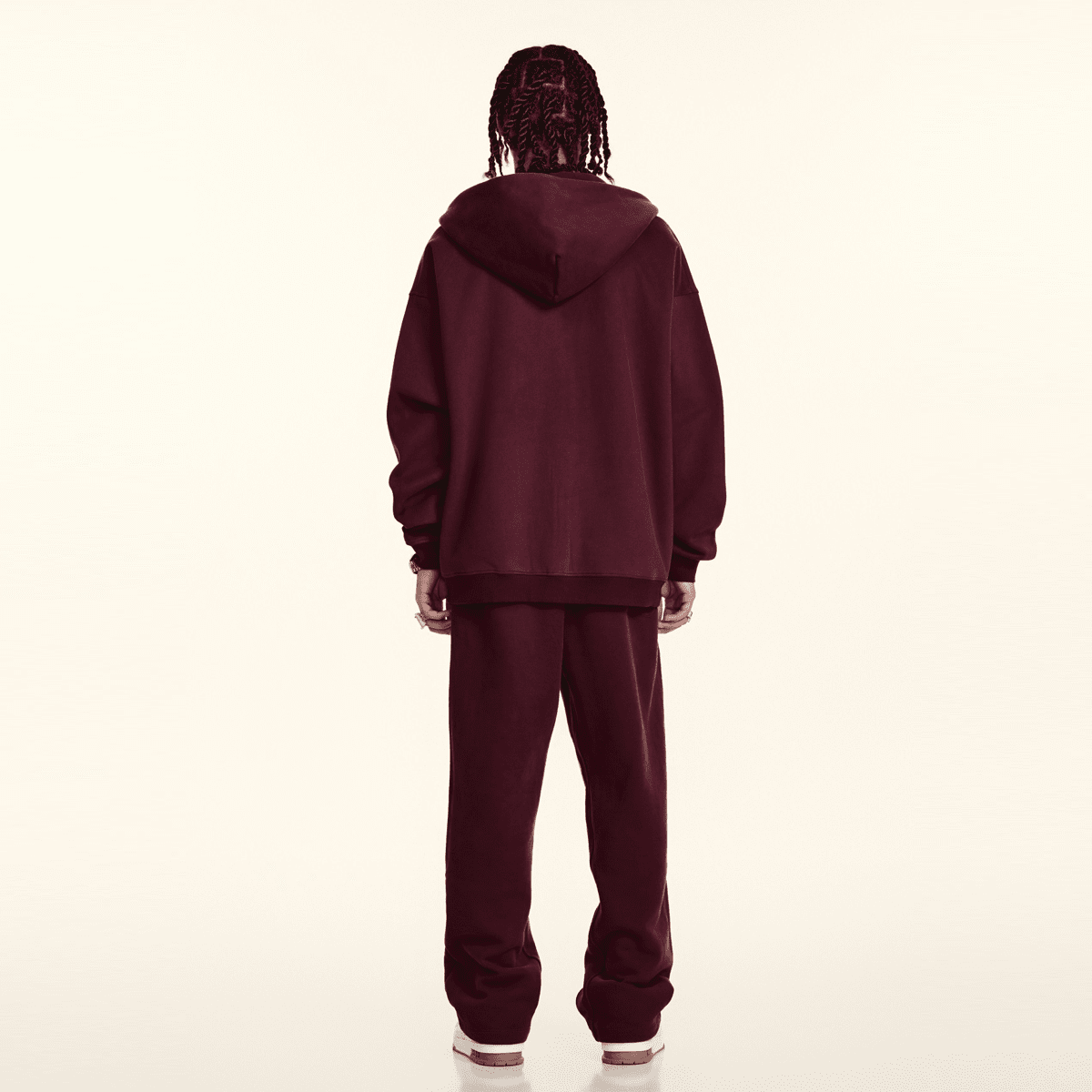 Unisex Fleece Zip-up Oversized Hoodie(380GSM)