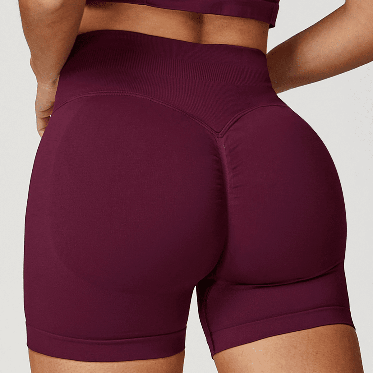 Seamless High-Waisted Yoga Shorts 121