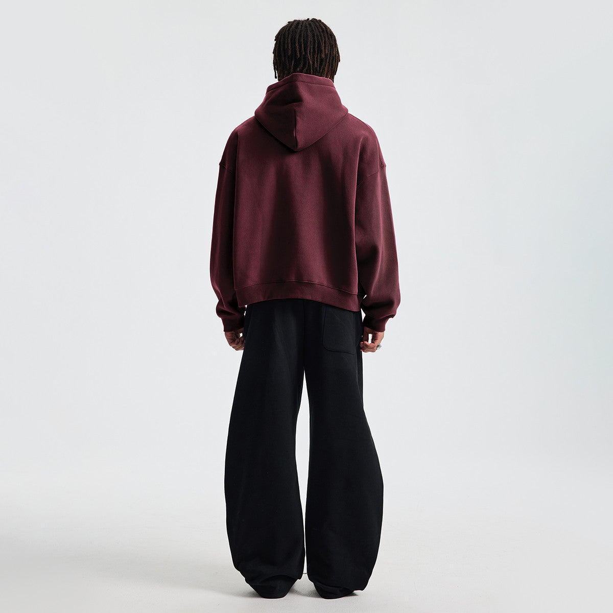 unisex cropped fleece hoodie