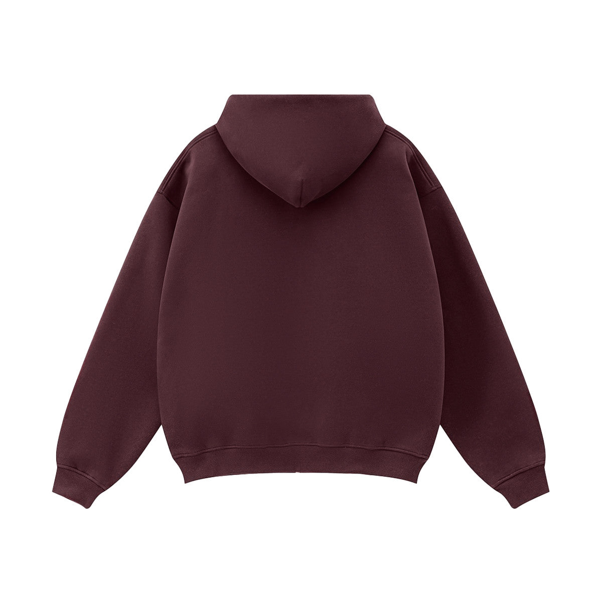 Unisex Fleece Zip-up Oversized Hoodie