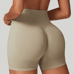Seamless High-Waisted Yoga Shorts