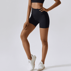 CloudFeel High-Waisted Compression Yoga Shorts