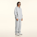 Unisex Fleece Zip-up Oversized Hoodie(380GSM)