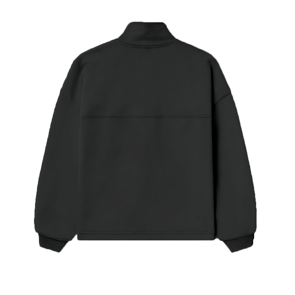 Unisex Stand-Up Collar Half-Zip Panelled Sweatshirt（460GSM）
