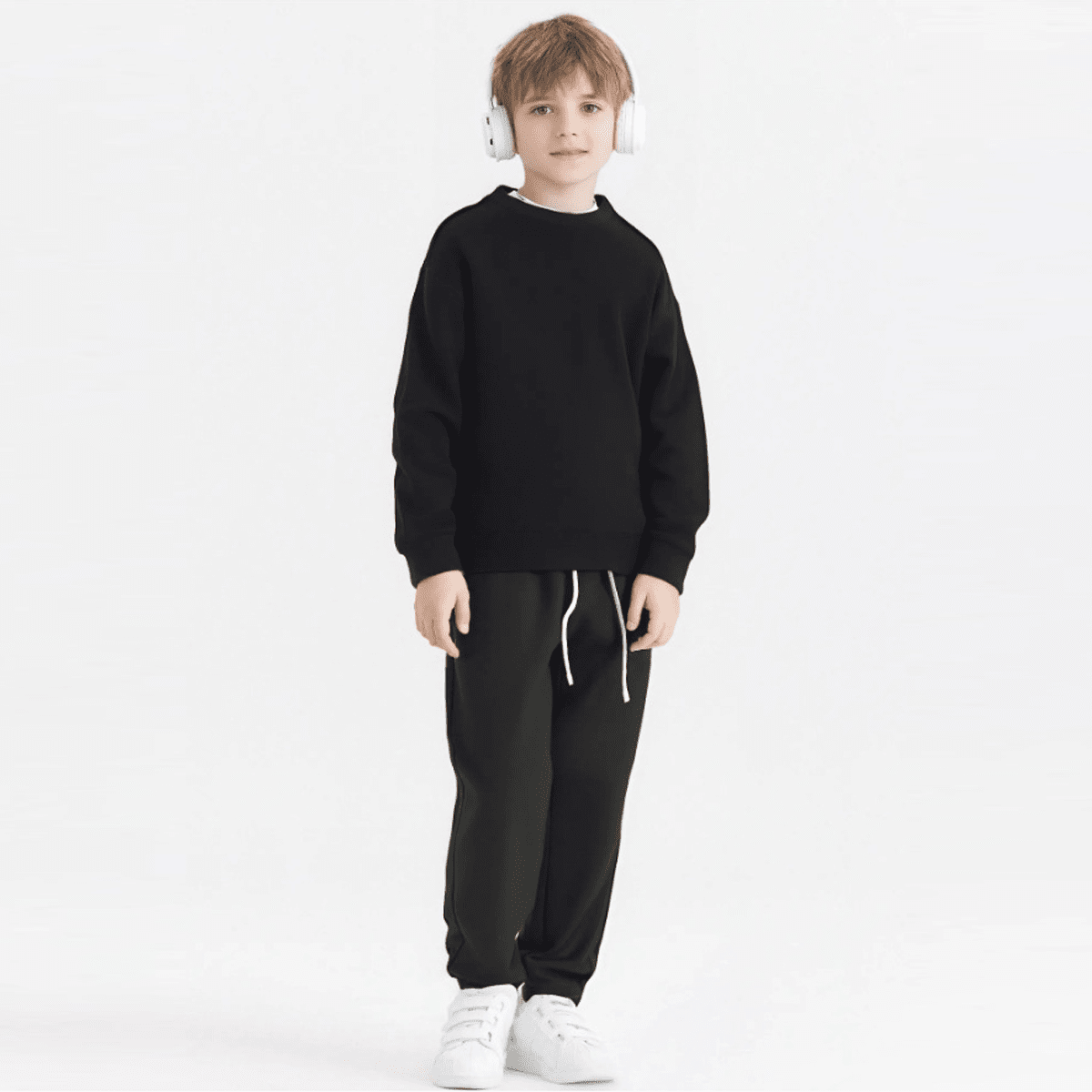 Unisex Children’s Oversized Fleece Sweatshirt in Cozy Fabric