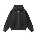 Unisex Fleece Zip-up Oversized Hoodie(380GSM)