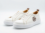 Premium White Leather Sneakers