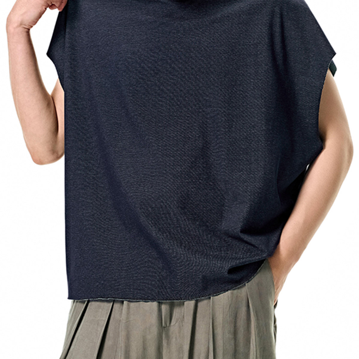 Unisex Reversible Boxy Fit Cropped T-Shirt（240GSM)